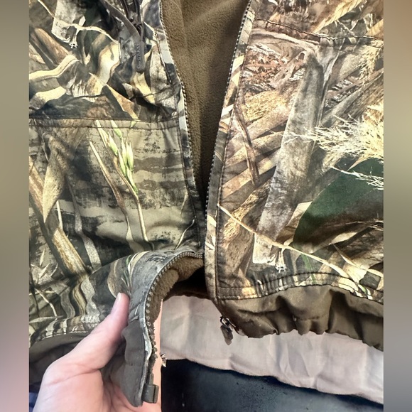 Men's small Camouflage Drake Coat - Picture 3 of 4